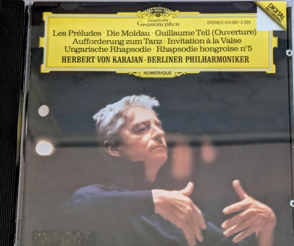 Herbert Von Karajan Berlin Philharmonic CD Deutsche Grammophon West Germany 1984